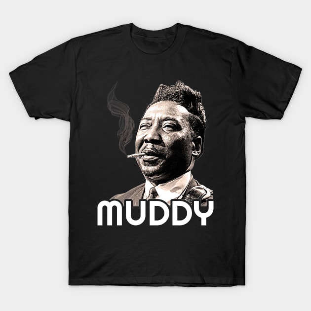 Muddy Waters // Blues Icon Tribute T-Shirt by darklordpug